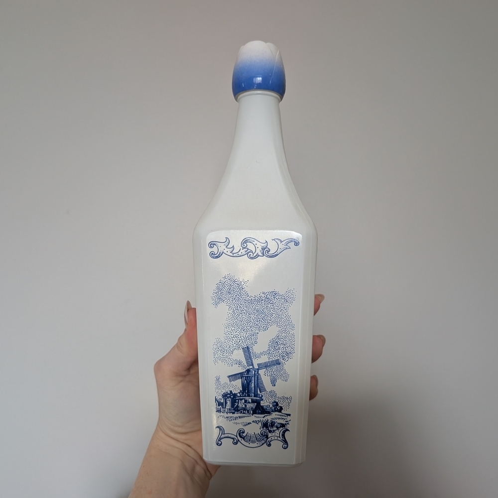 Blue and White Decorative Bottle
